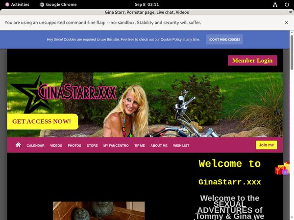 Account Gina Starr Gratis