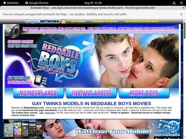Beddableboys.com Money