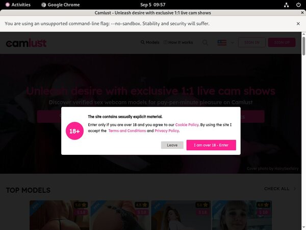 Camlust.com Without Credit Card