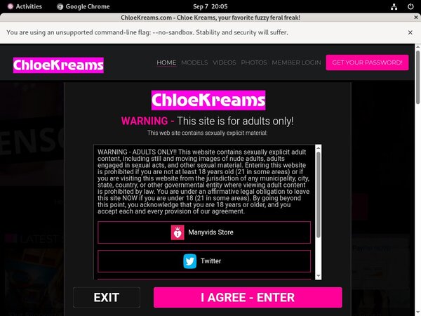 Chloekreams.com Fetish