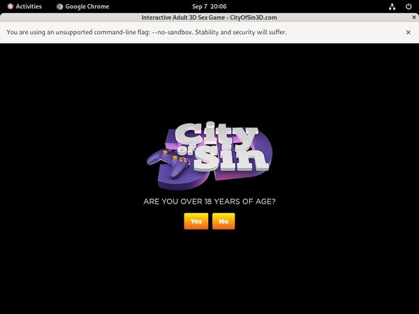 City Of Sin 3D Porn Accounts
