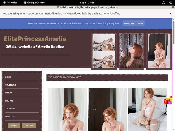 Create Eliteprincessamelia Account