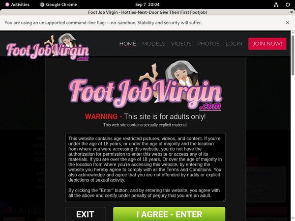 Footjobvirgin Lesbian