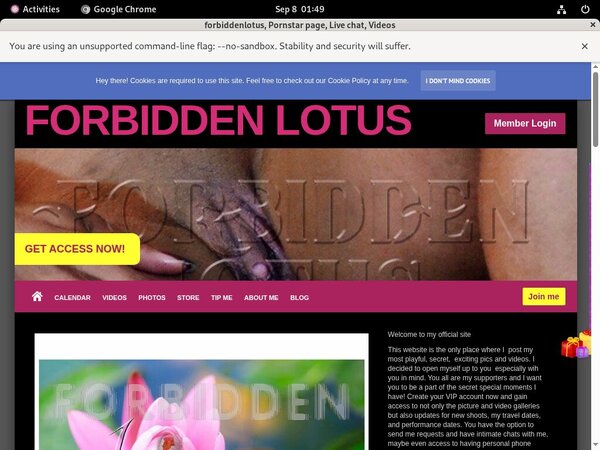 Forbiddenlotus.com Clips4sale