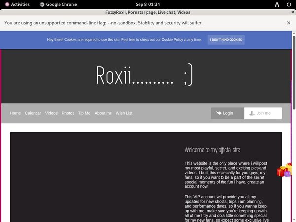 Foxxyroxii Movie Foxxyroxii Movie