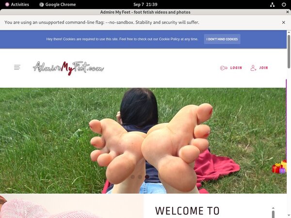 Free Admiremyfeet.com Premium Account Free Admiremyfeet.com Premium Account
