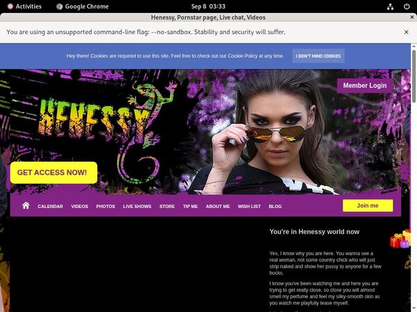 Free Henessy Account