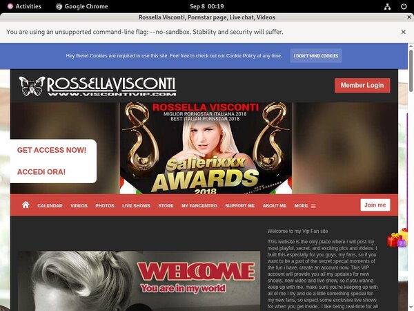 Free Trial For Rossella Visconti Free Trial For Rossella Visconti