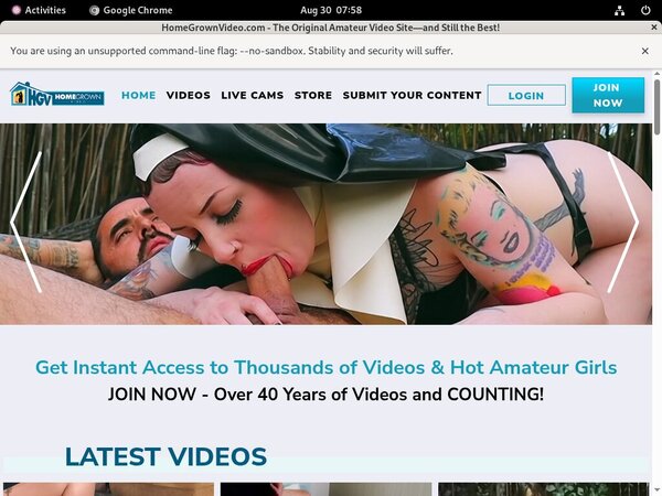 Homegrown Video Discount Registration Homegrown Video Discount Registration