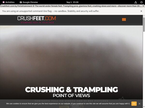 Joining Crush Feet Joining Crush Feet