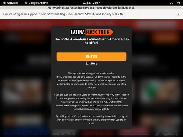 Latina Fuck Tour Web Site