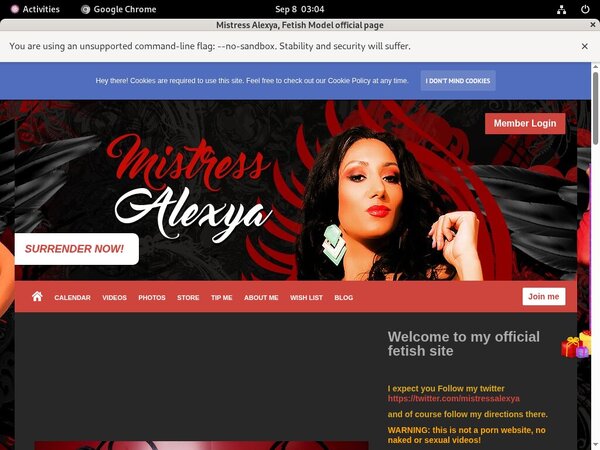 MistressAlexya With ECheck