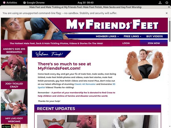 Myfriendsfeet.com Discount Join