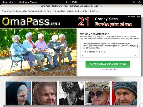 Oma Pass Adult Passwords