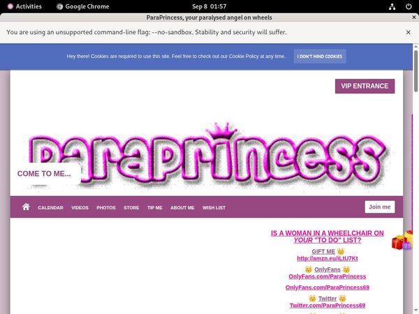 ParaPrincess Trial Discount Offer