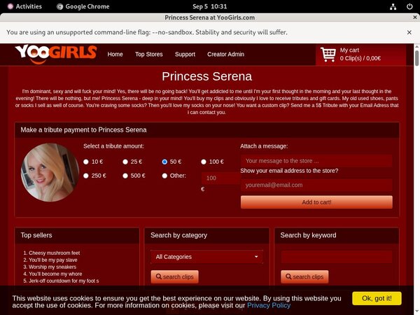 Password Princess Serena Free Password Princess Serena Free