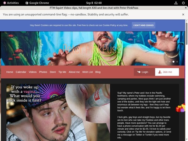 Peter FTM With Discover Card