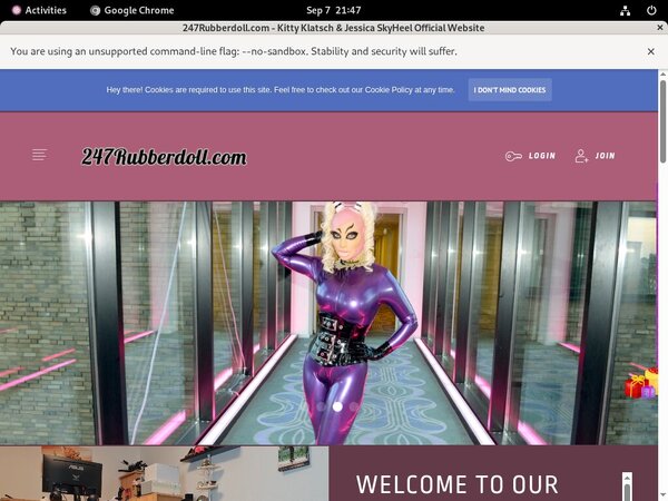 Sign Up To 247rubberdoll.com Sign Up To 247rubberdoll.com