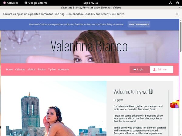 Valentina Bianco Join Via Paypal