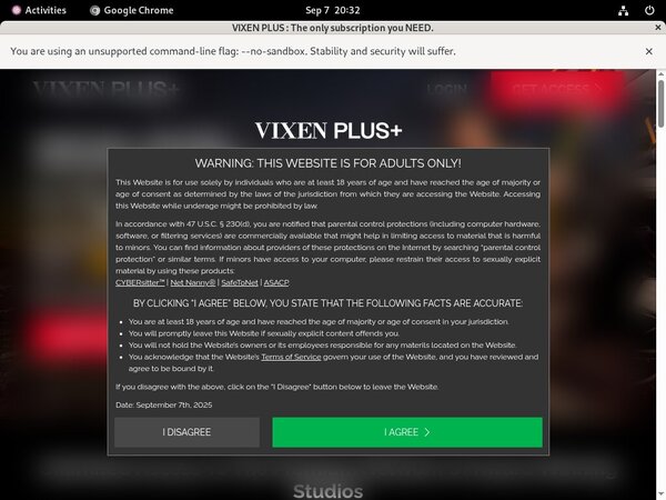 Vixenplus Signup