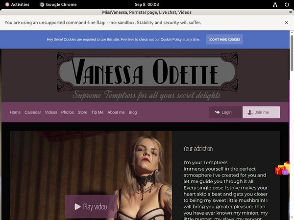 Working MissVanessa Password Working MissVanessa Password